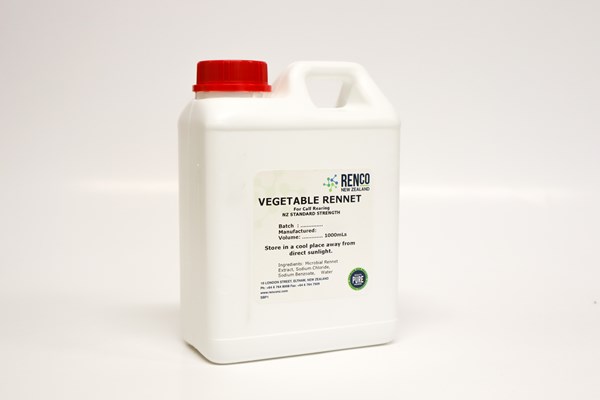 Natural Vegetable Rennet - 1 Litre | RENCO New Zealand